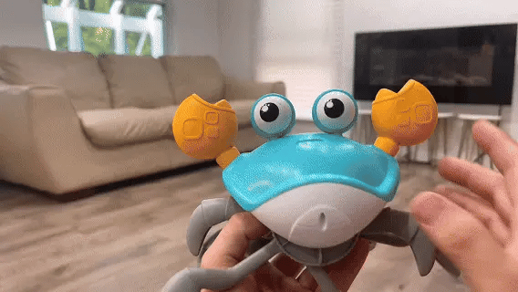 Auto-Sensing Obstacle-Crawling Crab Toy