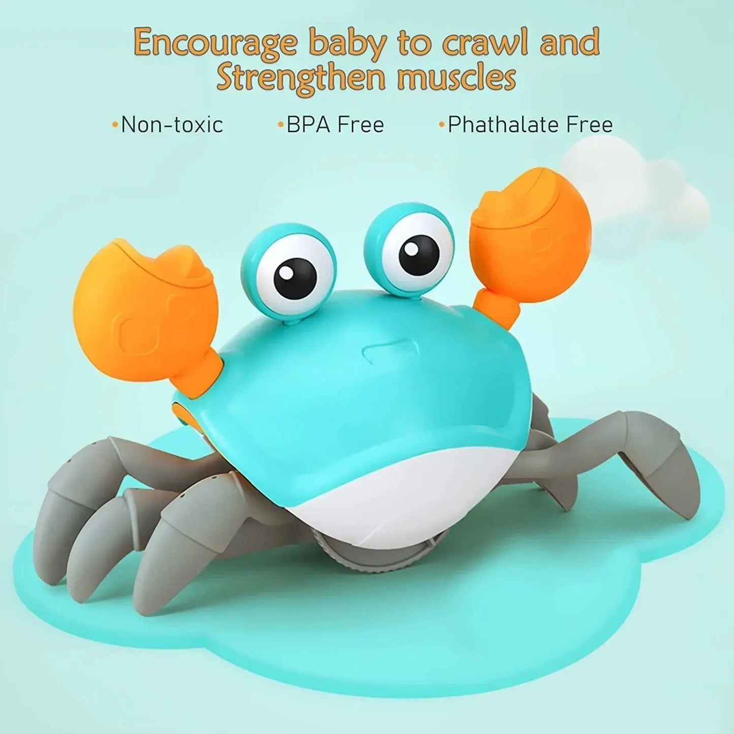 Auto - Sensing Obstacle - Crawling Crab Toy β Lovable Layers Kids Essentials | LovabLelayers