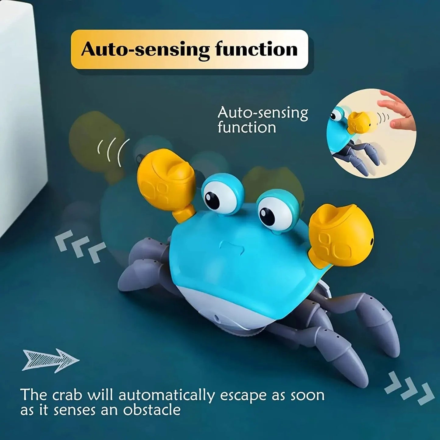 Auto - Sensing Obstacle - Crawling Crab Toy β Lovable Layers Kids Essentials | LovabLelayers
