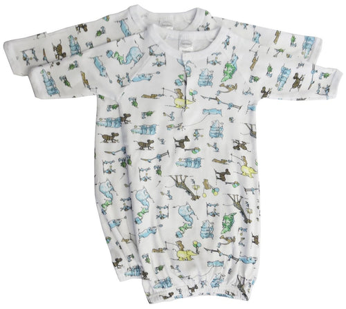 Boys Print Infant Gowns - 2 Pack β Lovable Layers Kids Essentials | LovabLelayers