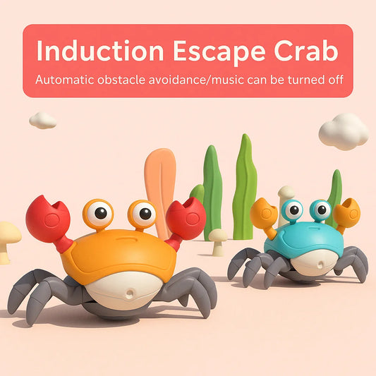Auto-Sensing Obstacle-Crawling Crab Toy