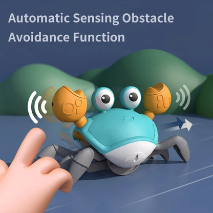Auto-Sensing Obstacle-Crawling Crab Toy